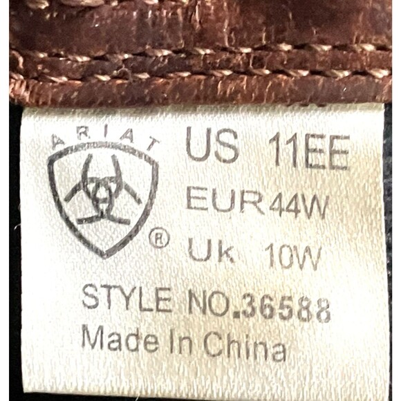 Ariat WorkHog Boots Steel Toe Waterproof Leather Oil Resistant 11 EE 36588 Brown main image 13